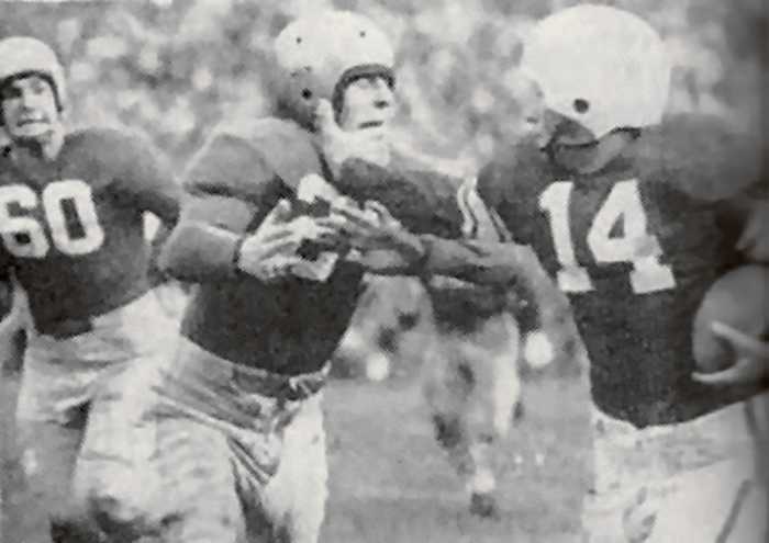 Cletus Fischer vs Notre Dame 1948 South Platte Spread